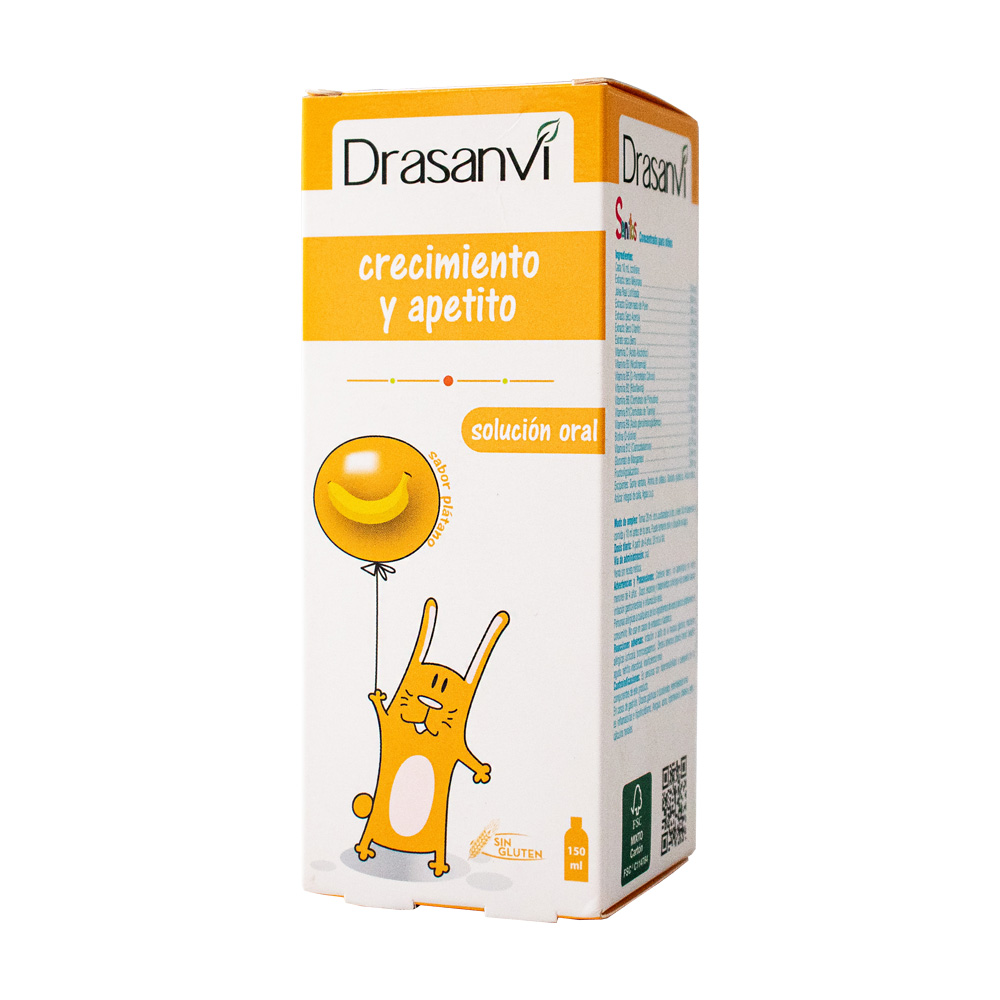 Drasanvi Crecimiento y Apetito Solución Oral Sabor Plátano x 150 ml